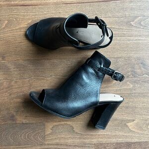 Via Spiga Booty Heels with Open Toes